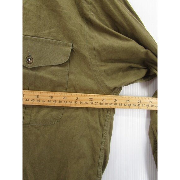 Bullock & Jones Shirt XL Button Down Utility Flap Pockets Collared - Picture 5 of 10